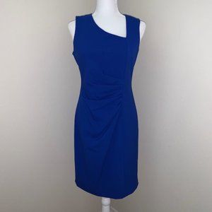 Calvin Klein Asymmetrical Neckline Dress